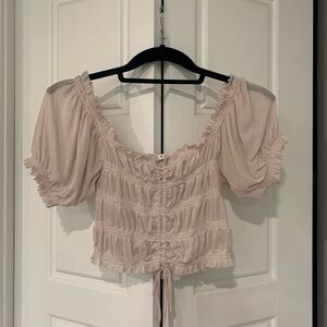 Garage Cropped Mesh Top